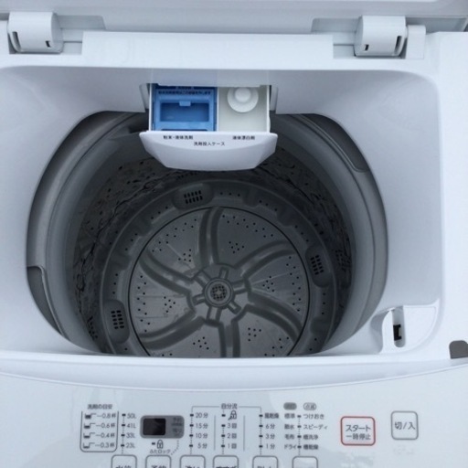 中古　2019年製　6.0kg  全自動洗濯機　　幅51.5　　奥行52.5　　高さ92　 （ｃｍ）　ニトリ　6kg