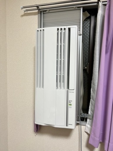 【ほぼ未使用】窓用エアコン 2021年製【保証書付き】