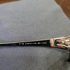 Masaki Matsushima マサキマツシマ メガネ MF-1203 2 フチナシ  眼鏡  度付き シルバー チタン メンズ　調光レンズ（ブラウン）
