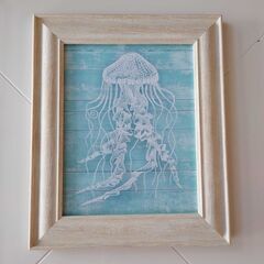 (受け取り予定者あり）クラゲのアート