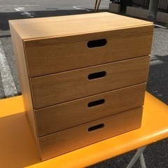 引渡し決定！　無印良品　MUJI スタッキングチェスト