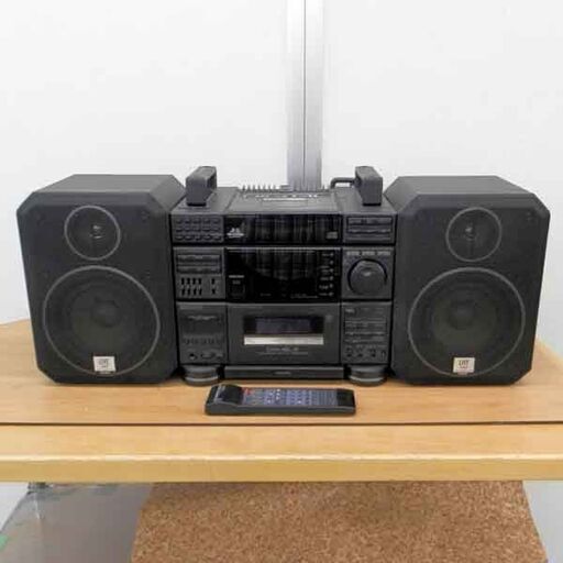 ラジカセ CD-X20-BK コンパクトディスクシステム CD/Wカセット/AM/FM SHARP シャープ ジャンク品 札幌 西区 西野