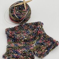 教室生徒作品展　小学生から８０代までの一点物手編み作品展の画像