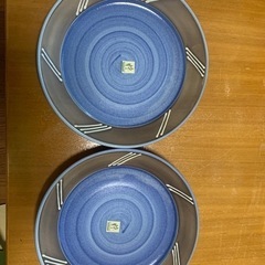 《未使用》お皿二枚組　　箱付き➀の画像