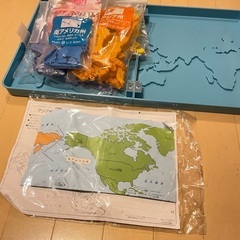 くもん　世界地図パズルの画像