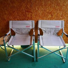 コールマン　折りたたみチェア　2つセットですの画像