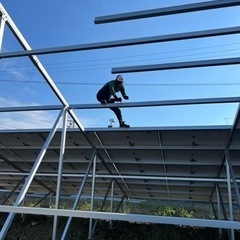 ソーラーパネルの設置のスタッフ募集