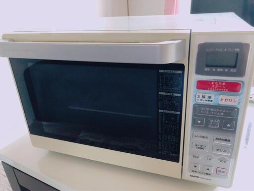決まりました！【SANYO】【美品です★】電子レンジ・オーブン