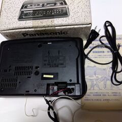 【新品】Panasonic FM-AMデジタルクロックラジオRC-6166-K-2022.1005a100の画像