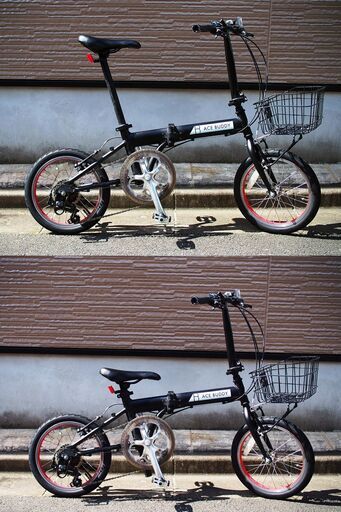 軽量アルミミニベロ ACE BUDDY 13.6kg 7速