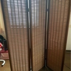三つ折り衝立・折り畳み