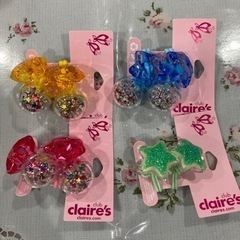 Claire’s  クレアーズ　ヘアゴム　子ども　女の子　緑　青...