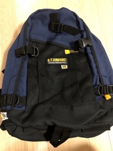 G.T.HAWKINS バックパック　美品　ネイビー＋黒