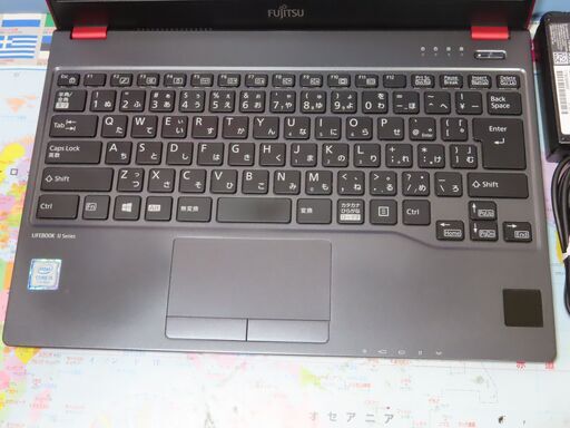 JC0990 富士通 LIFEBOOK U937/R FMVU09013 Lバッテリー+SIM office2019  赤色