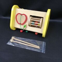 木のおもちゃ　知育玩具　音を出せる