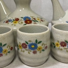 昭和レトロな酒器セットの画像