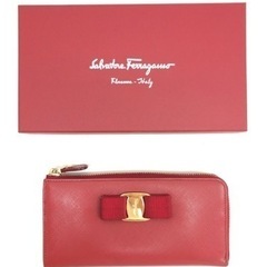 Salvatore Ferragamo フェラガモ　ヴァラリボン　L字ファスナー