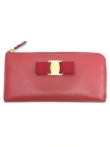 Salvatore Ferragamo フェラガモ　ヴァラリボン　L字ファスナー