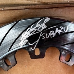 ※値下げ致しました！2017年 SUPER GT round2(富士)で使用されたBRZブレーキディスクの画像