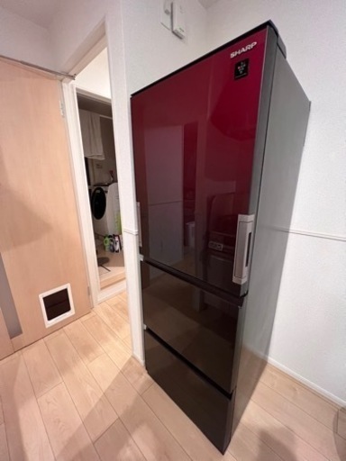 最終値下げです！　シャープ　2020年製350L両開き冷蔵庫　超美品です！