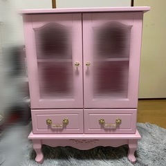 完売】姫系家具 プリンセス家具 ピンク キャビネット