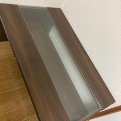 ガラス　テーブル　リビング　机