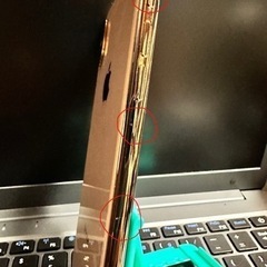 iPhone10s gold 256GB au 本体のみ 値下げしました‼️の画像