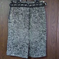 昭和レトロ　冬物スカート３６の画像