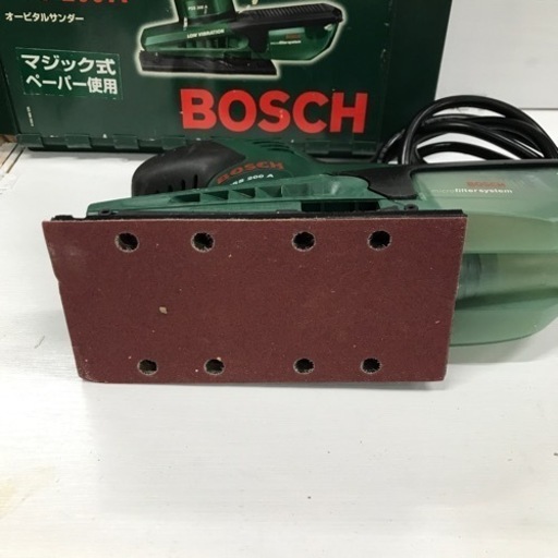 中古美品△BOSCH(ボッシュ) 吸じんオービタルサンダー PSS200A