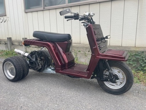 HONDA・ジャイロX・ロンホイフルカスタム・ワインレッドカラー・全国陸送可能