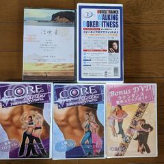 CoreリズムDVD3枚　ウォーキングボクサフィットネスVHS　他