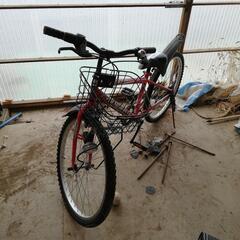 自転車　24インチ　子供向けの画像