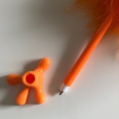 
ハロウィン仕様　七面鳥の飾り（兼ボールペン）の画像