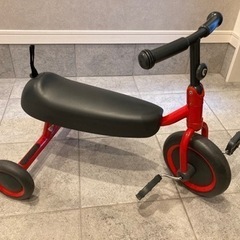 ides アイデス ディーバイク ダックス 三輪車 赤黒 レッド...