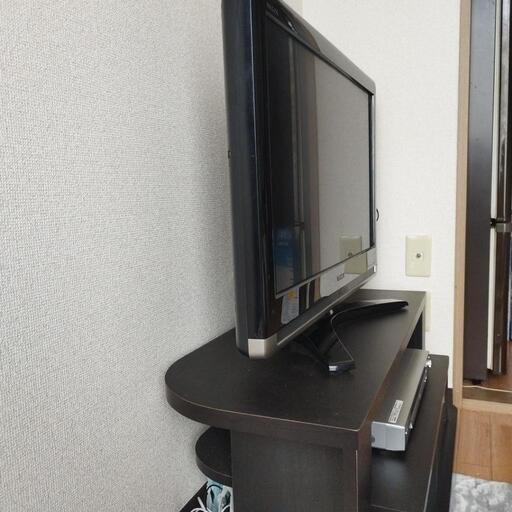 32型 TOSHIBA 液晶テレビ テレビ台 ソニーDVDデッキ全てセットで