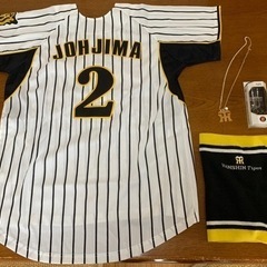 【交換可能】阪神タイガース (ポロシャツ5枚、Tシャツ3枚、レプリカ1枚、スカジャン2着、ネックウォーマー1、ネックレス2)の画像