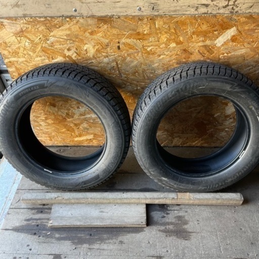 バリ山　BRIDGESTONE ブリヂストン　ブリジストン　DM-V3 225/60R18 スタッドレス タイヤ　2019年製　2本セット 18インチ