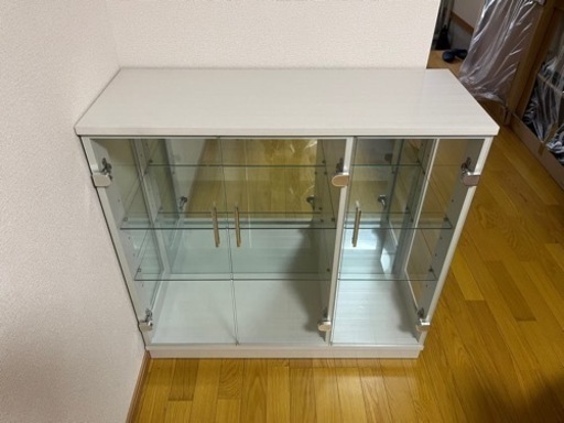 譲り受けました。ガラスケース収納です