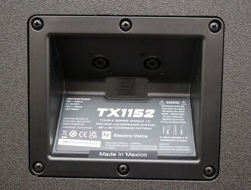 【ヤ取】≪T109ジ-①≫ 完動品/極美品 EV/エレクトロボイス PAスピーカー TX1152 Electro-Voice 2WAY