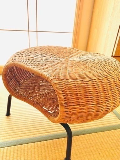 ラタン小テーブル