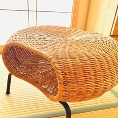 ラタン小テーブル