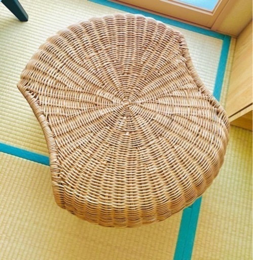 ラタン小テーブル