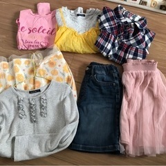 女の子　130 長袖　スカートの画像