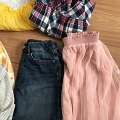 女の子　130 長袖　スカートの画像
