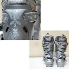 23.0-23.5cm 大人用 ドロミテ スキーブーツ innocence AX03 4バックル シルバー スキー靴 DOLOMITE 札幌市 清田区 平岡の画像