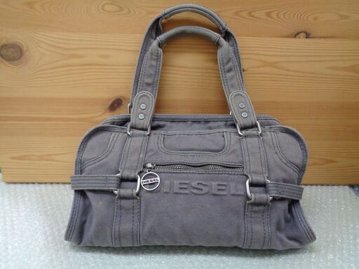 DIESEL ディーゼル　ハンドバッグ/トートバッグ/ボストンバッグ　グレー　中古