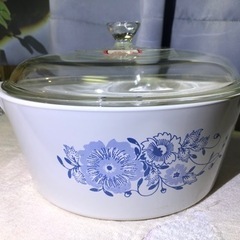 【新品未使用品】超耐熱ガラス製器具　パイロセラム　丸型ソースパンの画像