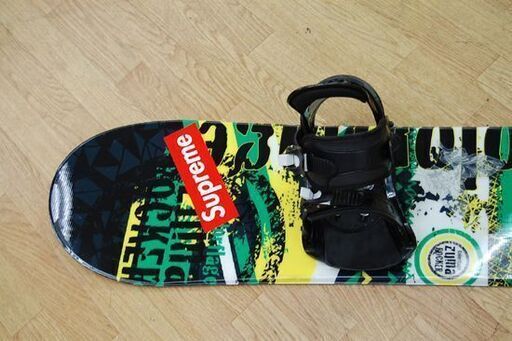 146cm ZUMA スノーボード 2点セット Colorflage ROCKER バインディング付き ツマ スノボ ウィンタースポー