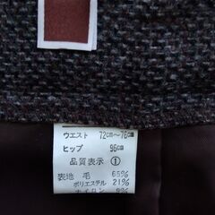 昭和レトロ　冬物スカート４４の画像