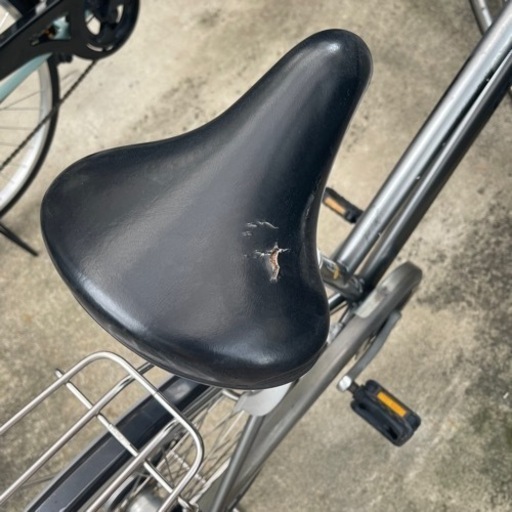 自転車 アルベルト ブリヂストン 27inch シルバー